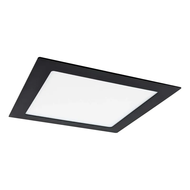 LED Podhledové svítidlo VEGA LED/12W/230V 2900/3900/5800K 17,5x17,5 cm černá Vrácení Zdarma