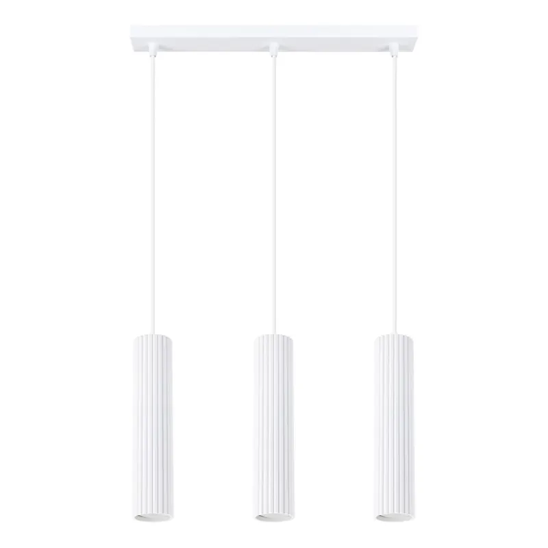 Zlevněný Lustr na lanku KARBON 3xGU10/10W/230V bílá