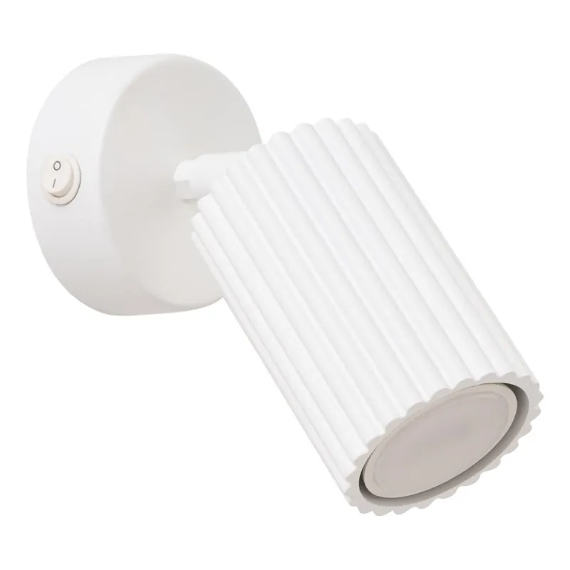 Finální Výprodej Nástěnné bodové svítidlo KARBON 1xGU10/10W/230V bílá