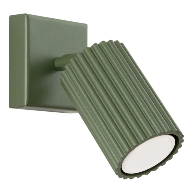 Sezónní Sleva Nástěnné bodové svítidlo KARBON 1xGU10/10W/230V zelená