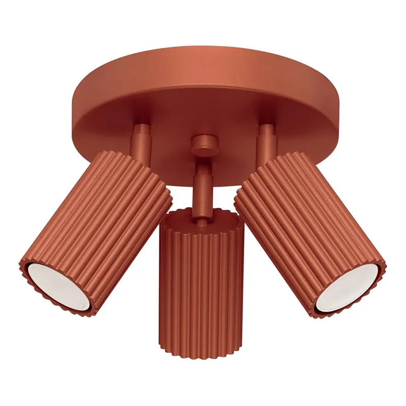 Dokud Zásoby Vydrží Bodové svítidlo KARBON 3xGU10/10W/230V oranžová