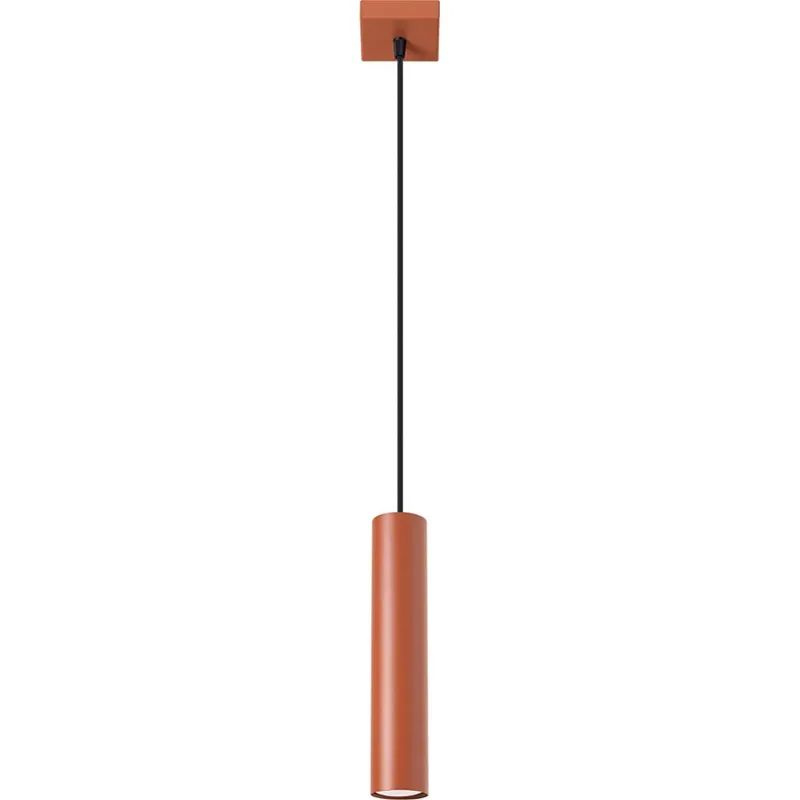Bezpečná Platba Lustr na lanku LAGOS 1xGU10/10W/230V červená