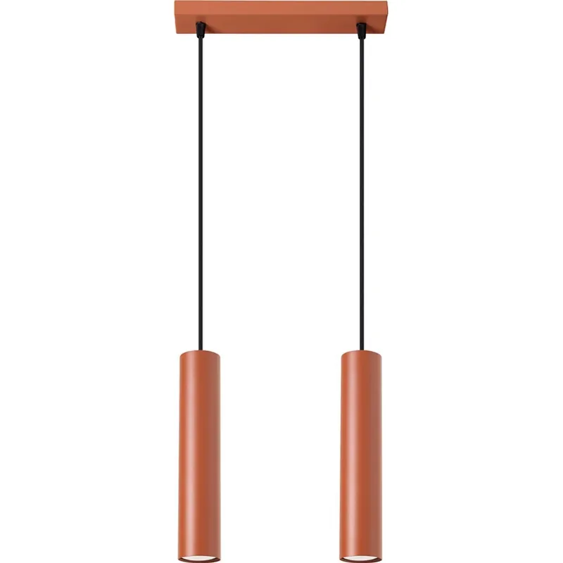 Cenový Hit Lustr na lanku LAGOS 2xGU10/10W/230V červená
