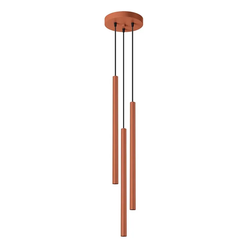Lustr na lanku PASTELO 3xG9/8W/230V červená Expresní Doručení