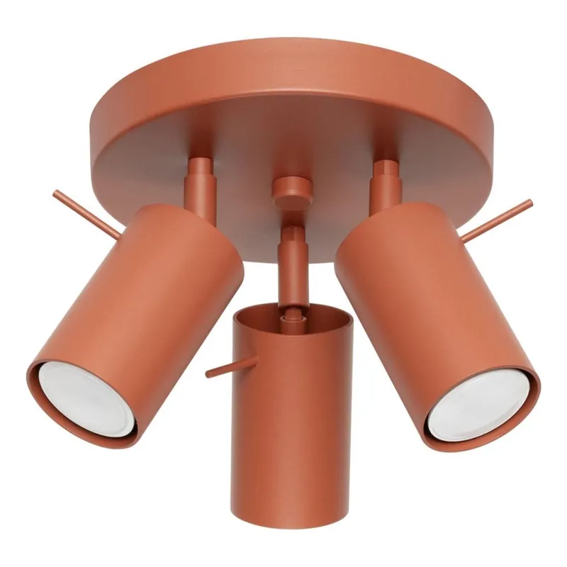 Bodové svítidlo RING 3xGU10/10W/230V červená Zlevněný