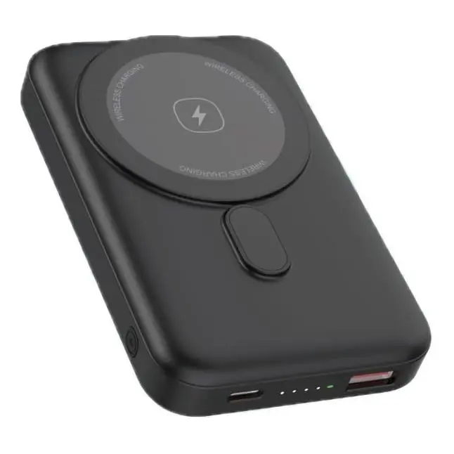 Power Bank magnetická s bezdrátovým nabíjením MagSafe 10000 mAh 20W Power Delivery černá Cenová Bomba