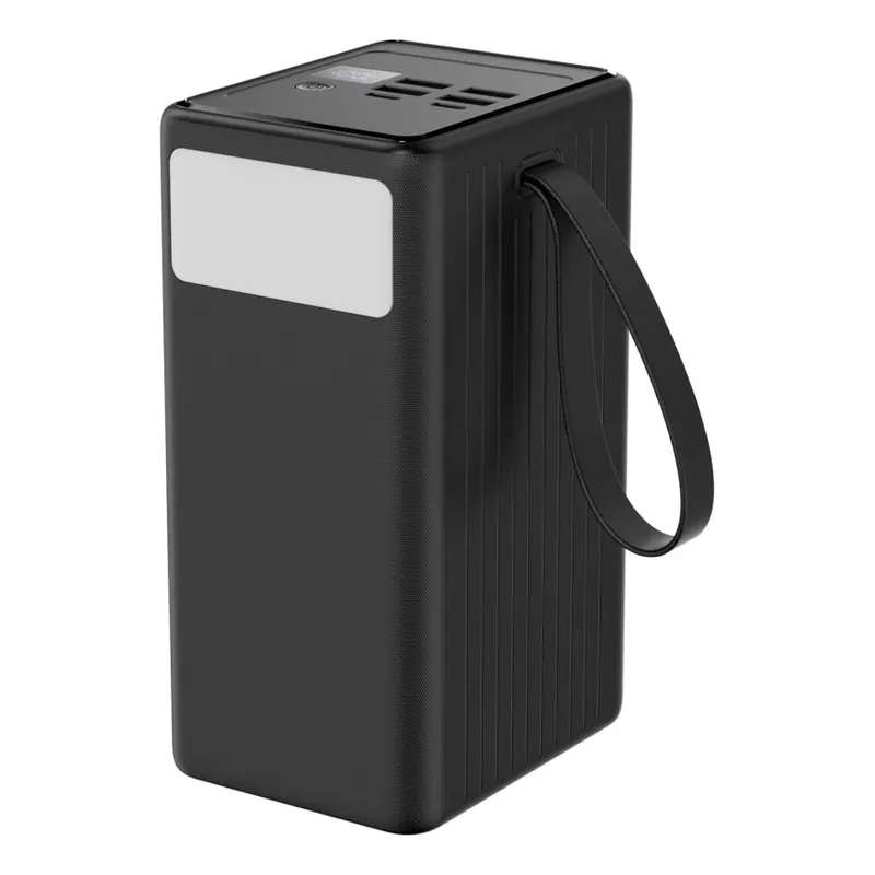 Power Bank 70000 mAh 20W Power Delivery 4xUSB-A + 2xUSB-C s LED svítilnou a USB-C kabelem 1m černá Cenově Výhodný