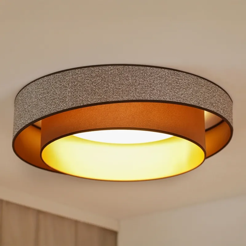 Nejlepší Volba Brilagi - LED Stropní svítidlo VEGAS SHINE LED/24W/230V pr. 60 cm hnědá
