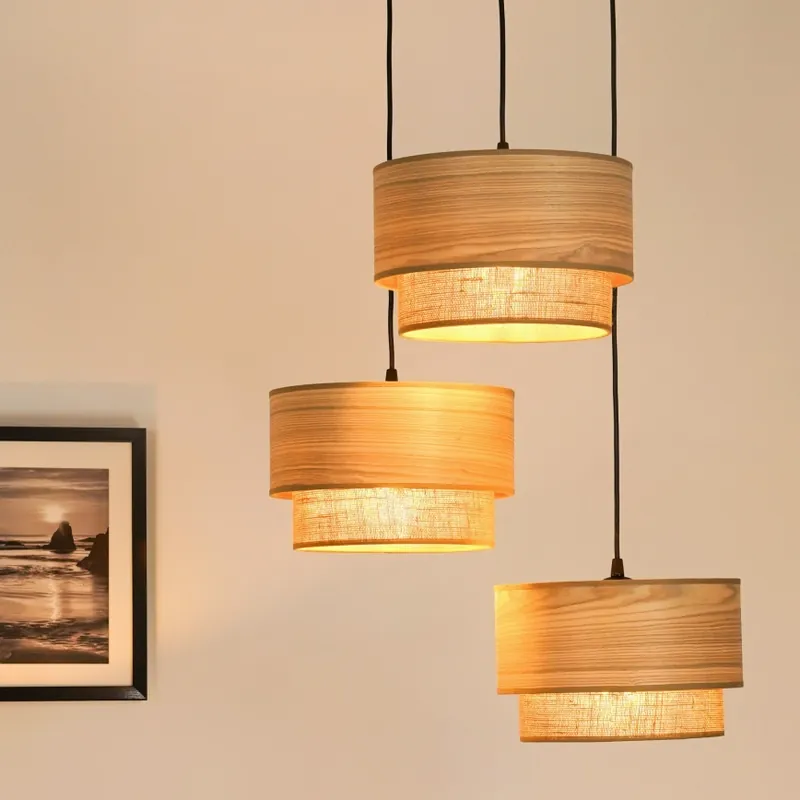 Brilagi - Lustr na lanku MONTANA BOHO 3xE27/15W/230V hnědá/černá Nejlepší Volba
