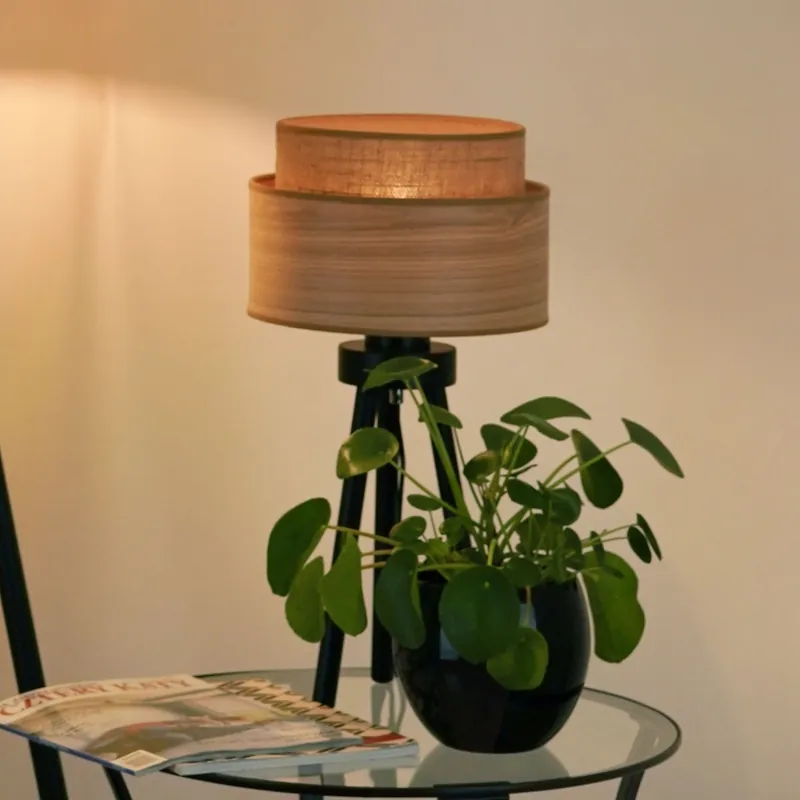Tovární Cena Brilagi - Stolní lampa MONTANA BOHO 1xE27/15W/230V hnědá/černá