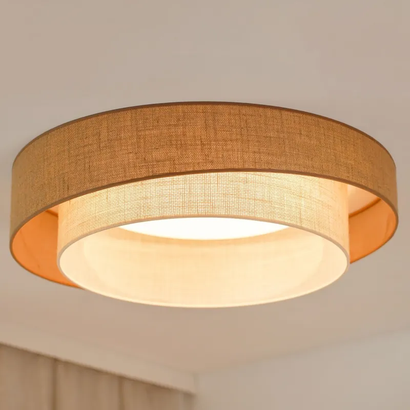 Levný Brilagi - LED Stropní svítidlo SHINE LED/24W/230V pr. 60 cm béžová/krémová