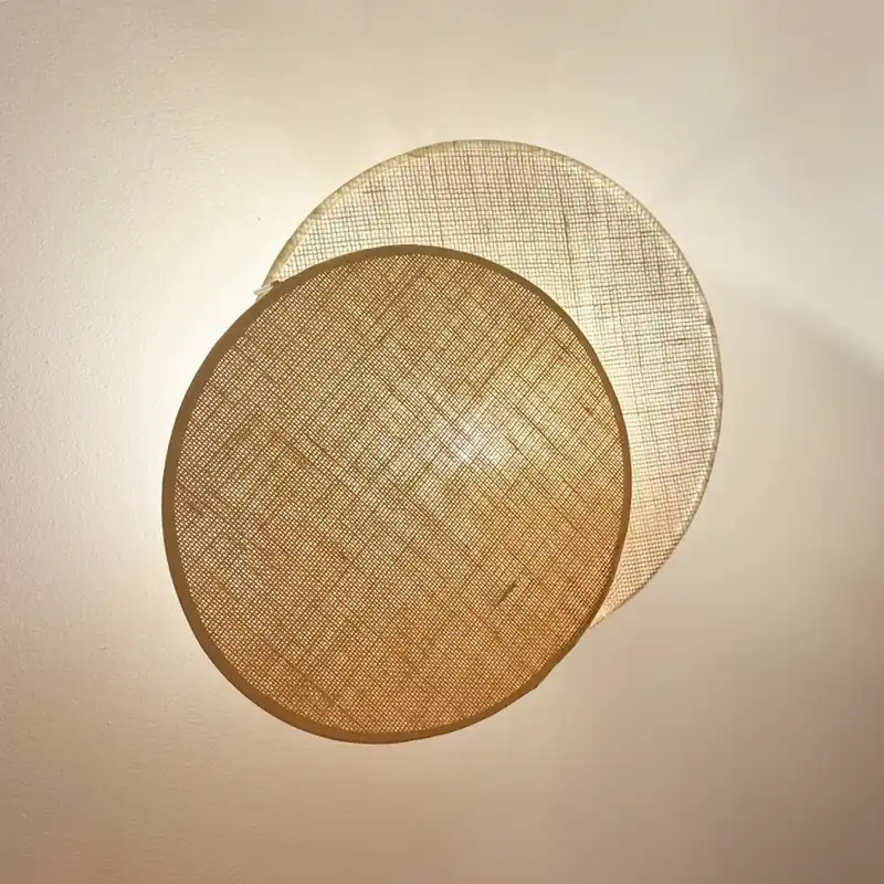 Autentický Brilagi - Nástěnné svítidlo CIRCLES 1xE27/15W/230V 45x45 cm béžová/krémová