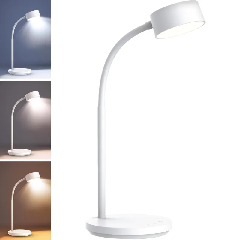 LED Stmívatelná dotyková stolní lampa LED/4,5W/5V 3000/4000/6500K bílá Dokud Zásoby Vydrží