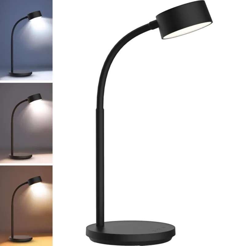 LED Stmívatelná dotyková stolní lampa LED/4,5W/5V 3000/4000/6500K černá Super Cena