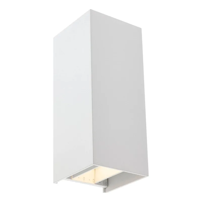 Časově Omezené Redo 90635 - LED Venkovní nástěnné svítidlo SONNY 2xLED/5W/230V 2200/3000/4000K IP54 bílá