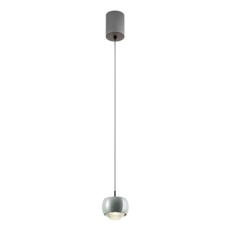 Redo 01-3549 - LED Lustr na lanku AVES LED/12W/230V pr. 9,6 cm CRI 90 šedá Poslední Šance