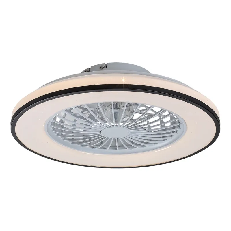 Rabalux - LED Stmívatelné stropní svítidlo s ventilátorem LED/48W/230V 3000-6500K + dálkové ovládání Cenová Bomba