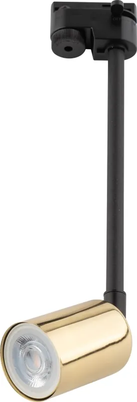 Lustr na tyči do 1-fázového lištového systému TOP 1xGU10/10W/230V zlatá/černá Horká Nabídka