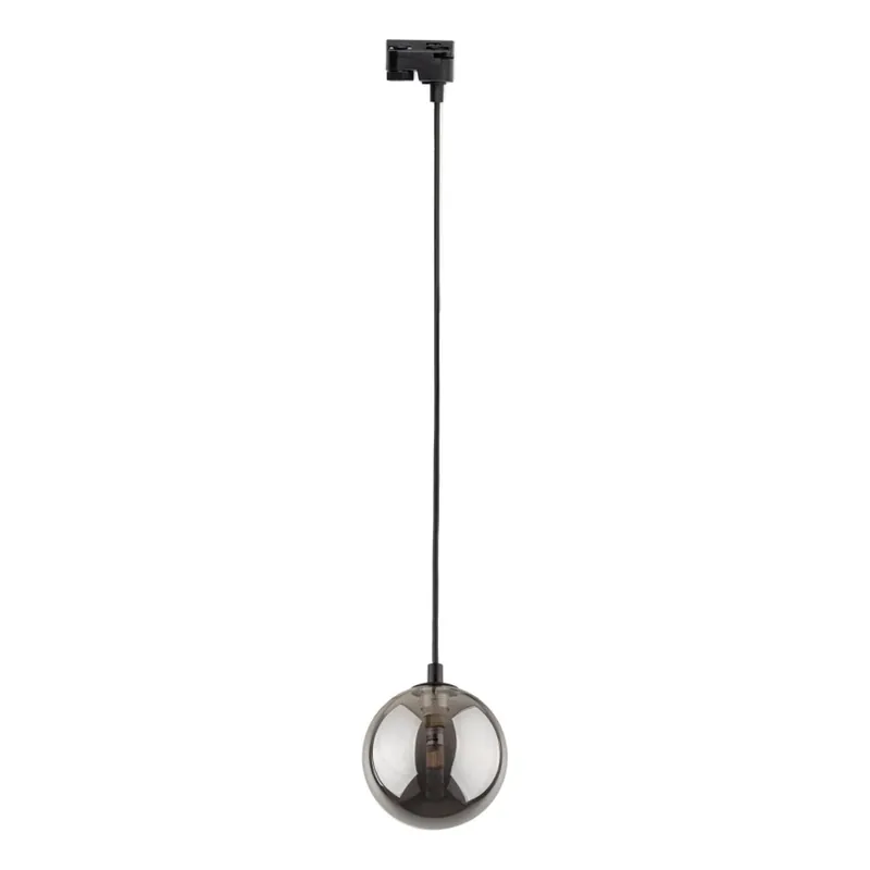 Omezená Nabídka Lustr na lanku do 1-fázového lištového systému TRACER 1xG9/8W/230V černá/kouřová černá