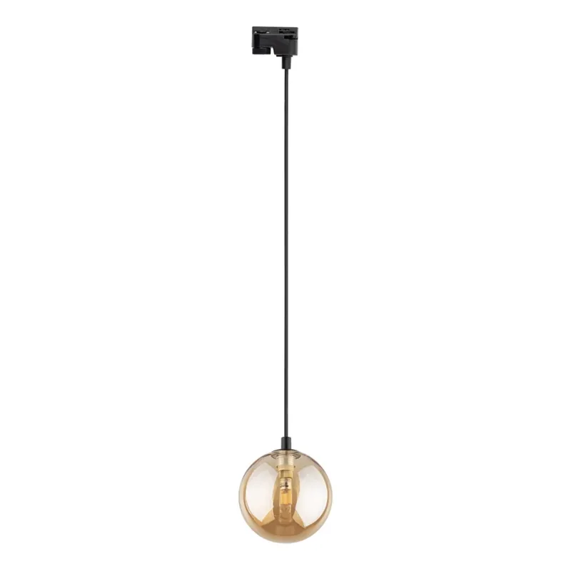 Lustr na lanku do 1-fázového lištového systému TRACER 1xG9/8W/230V černá/kouřová hnědá Vrácení Zdarma