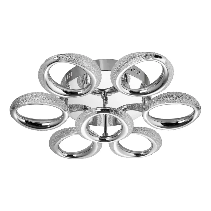 Vrácení Zdarma LED Stropní svítidlo 7xLED/14W/230V 3000-5000K pr. 50 cm lesklý chrom