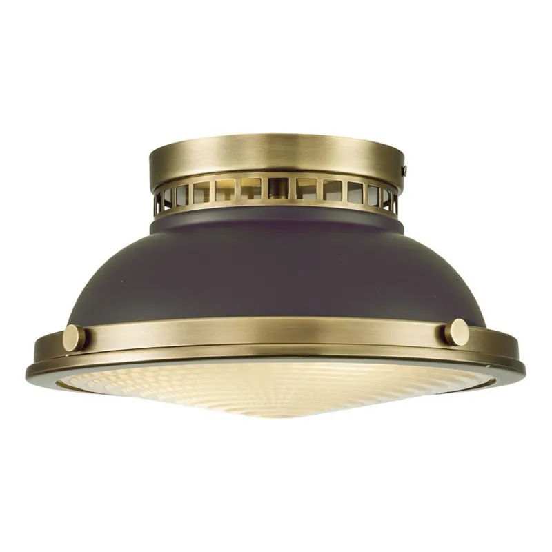 Hinkley - Stropní svítidlo AMELIA 2xE27/40W/230V černá/mosaz Must-Have