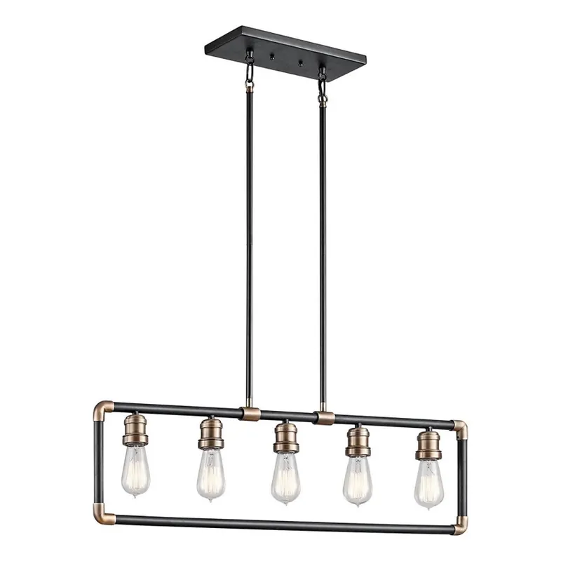 Horká Nabídka Kichler - Lustr na tyči IMAHN 5xE27/60W/230V