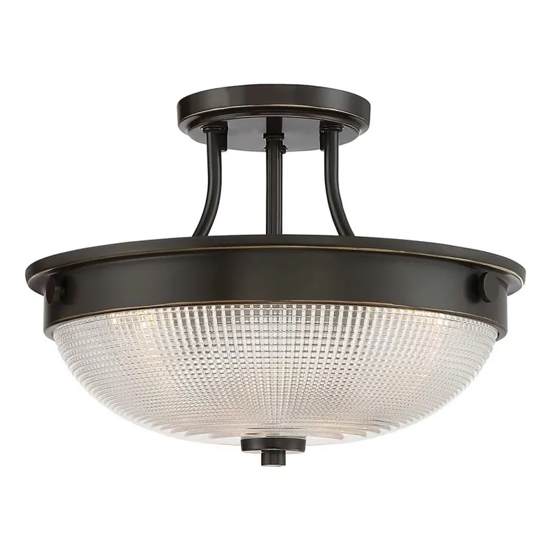 Časově Omezené Quoizel - Přisazený lustr MANTLE 2xE27/60W/230V bronzová