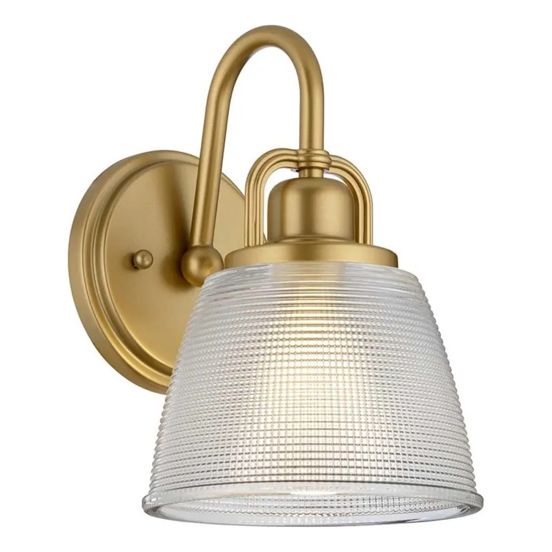 Quoizel - LED Koupelnové nástěnné svítidlo DUBLIN 1xG9/3W/230V IP44 zlatá Vysoce Kvalitní