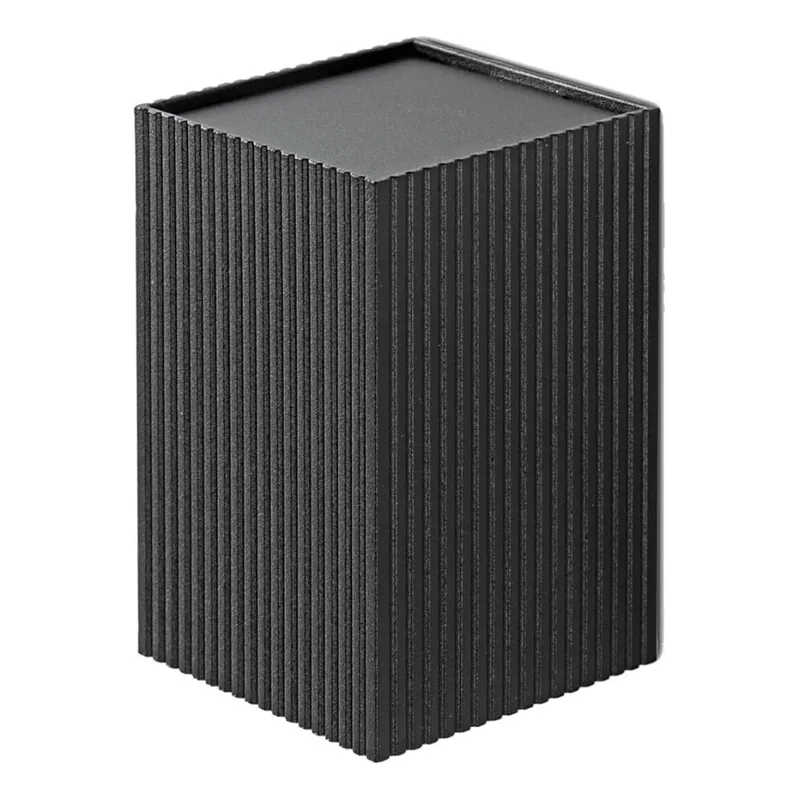 Tovární Cena FARO 40535 - Nástěnné svítidlo SOLE 1xGU10/8W/230V černá vroubkovaná hranatý
