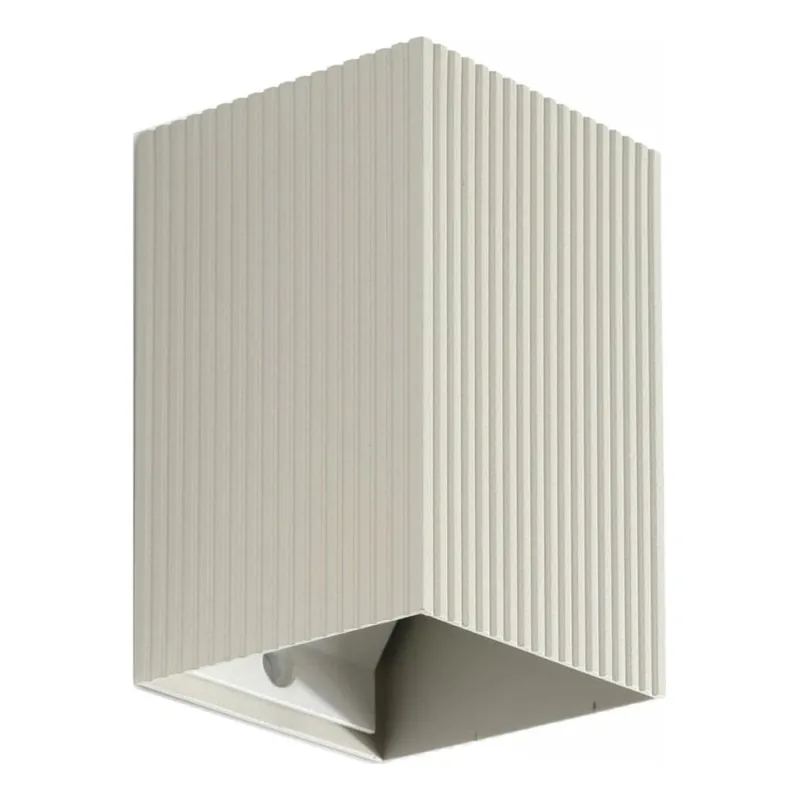 FARO 40536 - Nástěnné svítidlo SOLE 1xGU10/8W/230V šedá vroubkovaná hranatý Nejlepší Cena