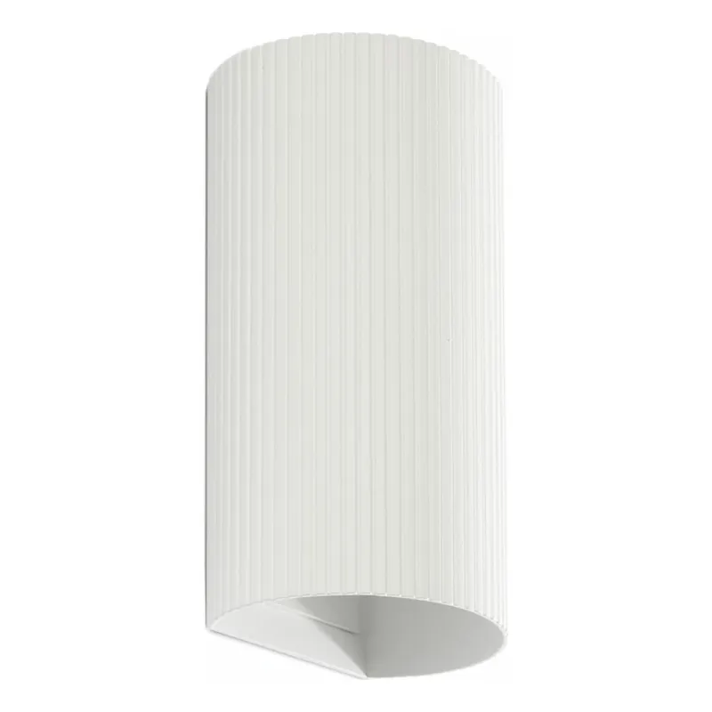 FARO 40542 - Nástěnné svítidlo SOLE 2xGU10/8W/230V bílá vroubkovaná kulatý Dokud Zásoby Vydrží