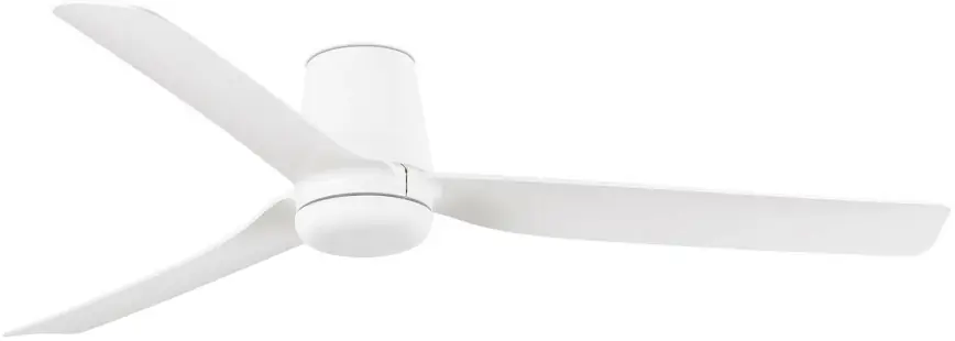 FARO 33828WT - Stropní ventilátor PUNT TUB M bílá pr. 132 cm Wi-Fi Tuya + dálkové ovládání Výprodej