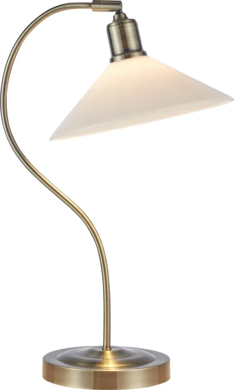Koupit Online Markslöjd 108863 - Stolní lampa VELA 1xE27/40W/230V mosaz/bílá