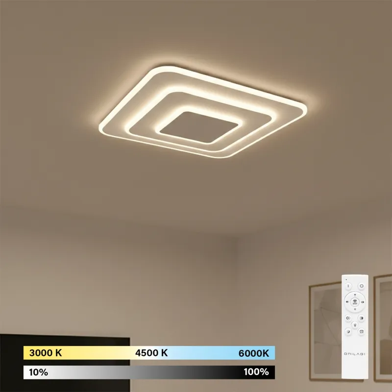 Pouze Dnes Brilagi - LED Stmívatelné stropní svítidlo MODERN LED/72W/230V 3000-6000K 46,6x46,6 cm + dálkové ovládání