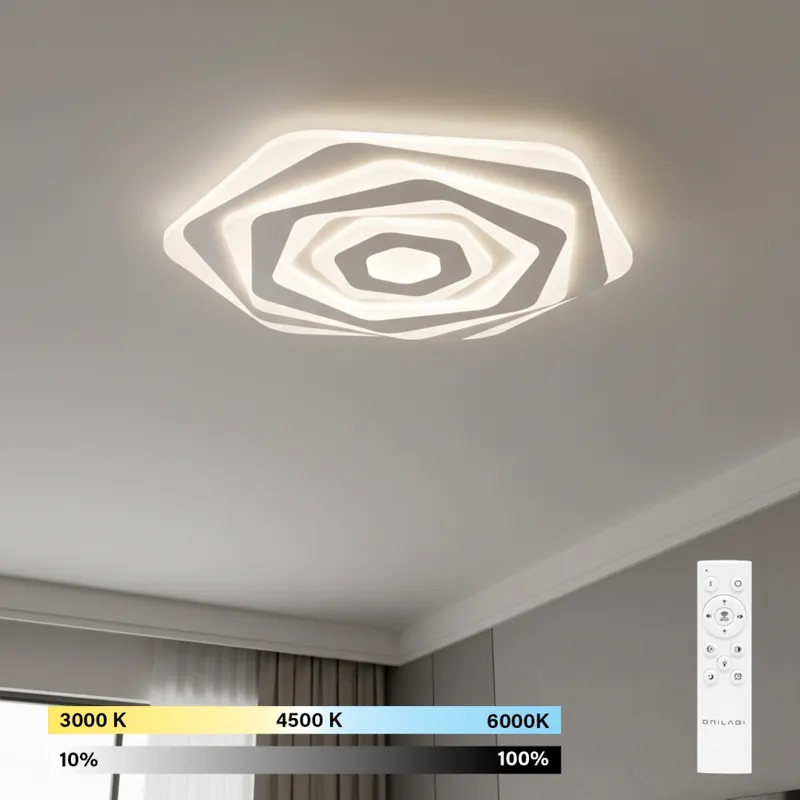 Brilagi - LED Stmívatelné stropní svítidlo MODERN LED/85W/230V 3000-6000K pr. 53 cm + dálkové ovládání Expresní Doručení