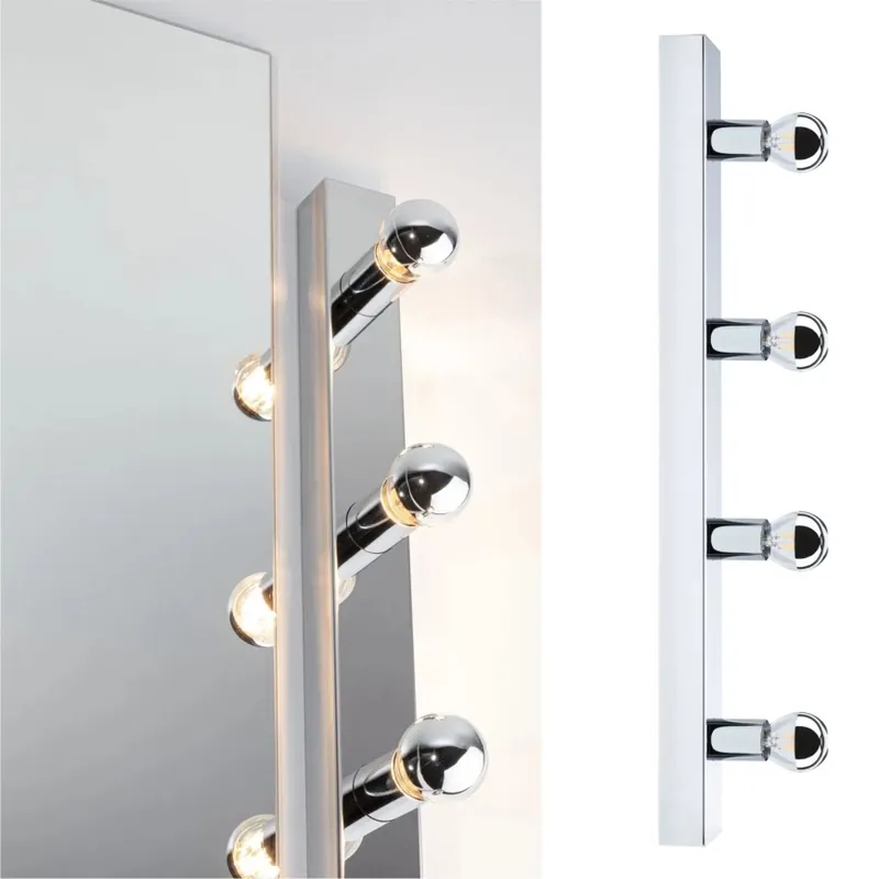 Omezená Nabídka Paulmann 80098 - 4xE14/40W IP44 Koupelnové osvětlení zrcadla REGULA 230V lesklý chrom