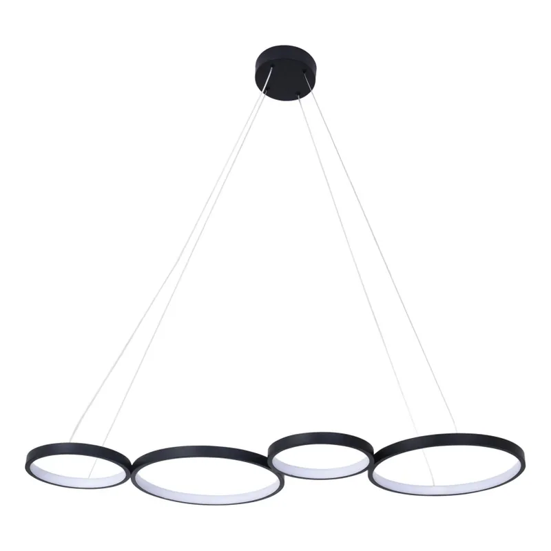 LED Lustr na lanku FLAMENCO LED/42W/230V 4000K černá Zlevněný