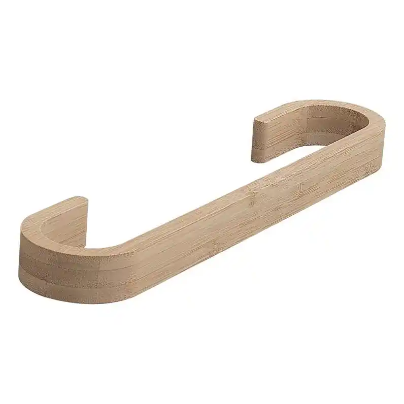 Hit Sezóny Gedy - Nástěnný věšák na ručníky HIMALAYA 7x30 cm bambus/béžová