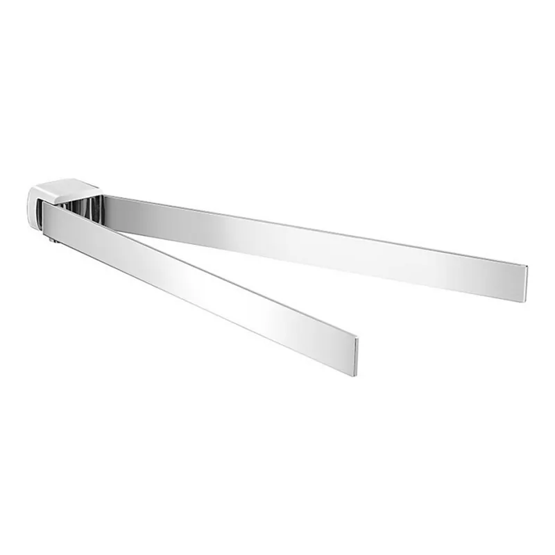 Autentický Gedy - Nástěnný věšák na ručníky otočný PIRENEI 36 cm lesklý chrom