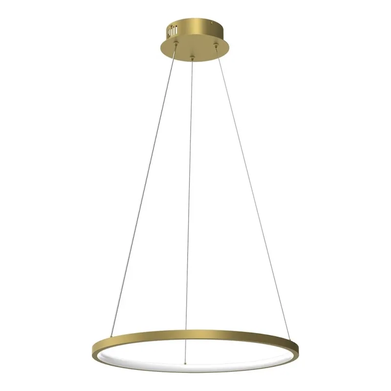 Koupit Online LED Lustr na lanku HOOP LED/27W/230V pr. 50 cm 4000K zlatá