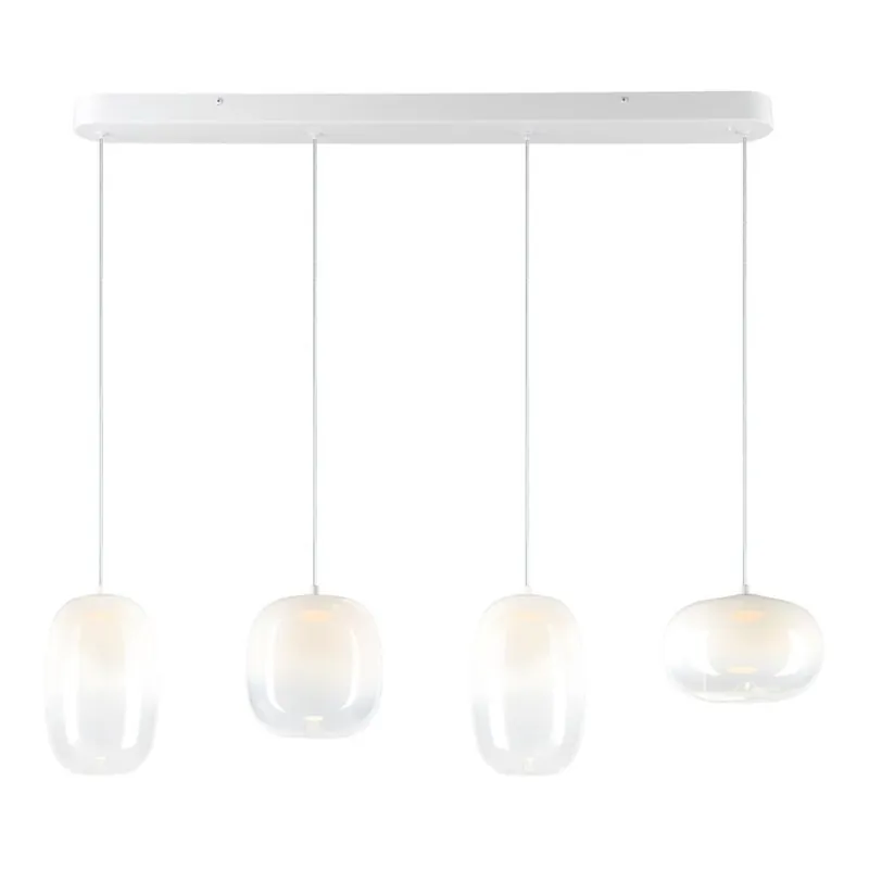 LED Lustr na lanku VASO LED/15W/230V bílá Nová Kolekce