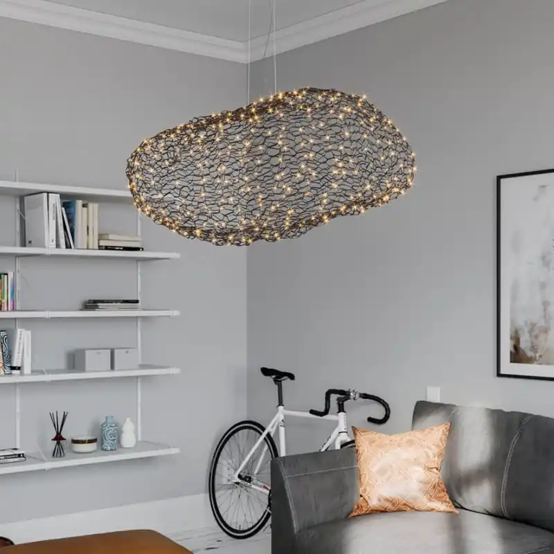 ByRydens - LED Lustr na lanku HAYDEN LED/20W/230V černá Expresní Doručení