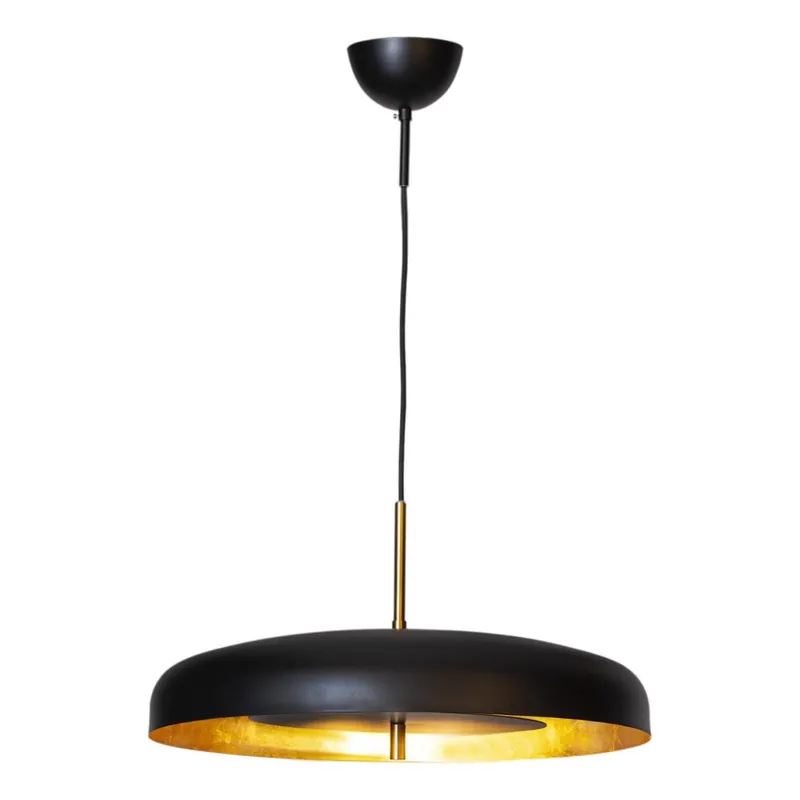 Nízká Cena ByRydens - Lustr na lanku SHELBY 3xG9/5W/230V černá pr. 50 cm