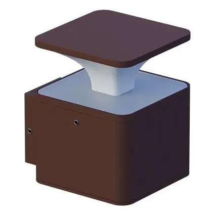 Výprodej LED Venkovní nástěnné svítidlo ORNELA LED/6W/230V 3000K IP54 hnědá