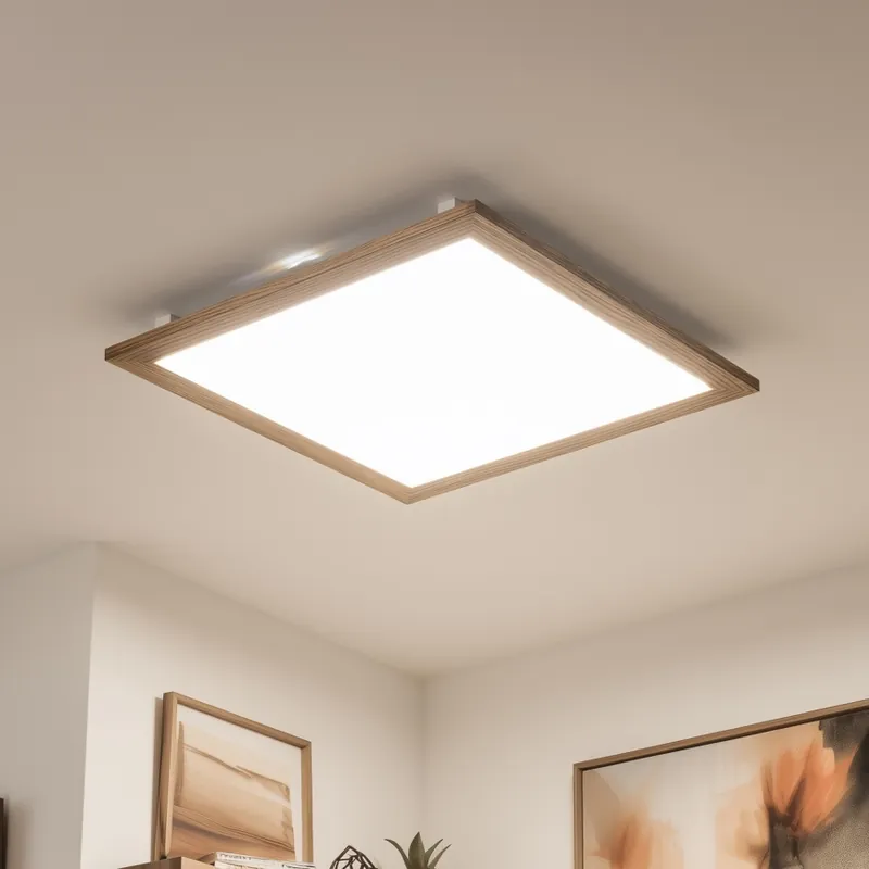Brilagi - LED Stropní svítidlo SLIMFRAME WOOD LED/58W/230V 64x64 cm hnědá Koupit Online