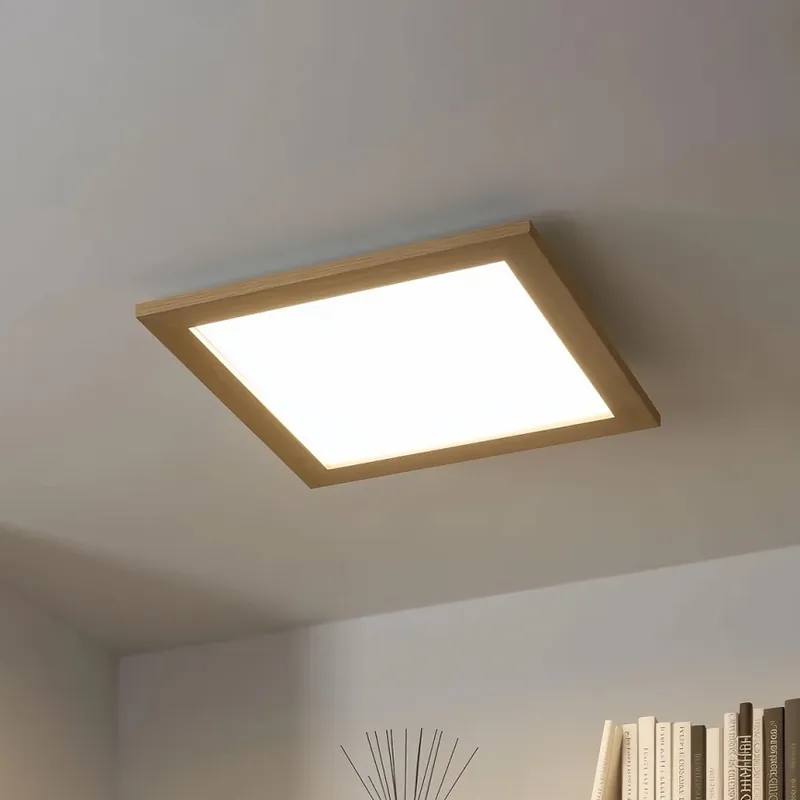 Brilagi - LED Stropní svítidlo SLIMFRAME WOOD LED/36W/230V 49,5x49,5 cm hnědá Novinka