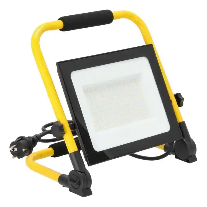 Nakupujte Hned LED Přenosný reflektor TIGRA LED/100W/4000K IP54 černá/žlutá