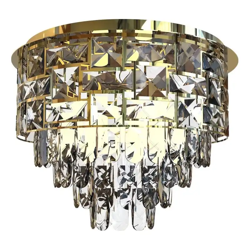 Stropní svítidlo LUXURIA 9xE14/40W/230V pr. 48 cm zlatá Kup Teď