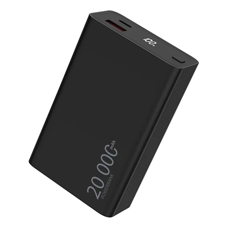 Časově Omezené Winner Group - Power Bank s displejem 20000 mAh 20W Power Delivery černá